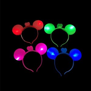 Vincha Mickey Luminosa Grande x1
