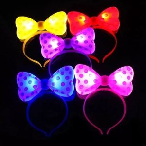 Vincha Minnie Plastica Luminosa x 1