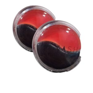 Maquillaje artistico duo rojo y negro x1