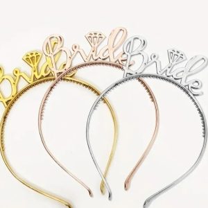 Vincha bride diamante (varios colores) x1