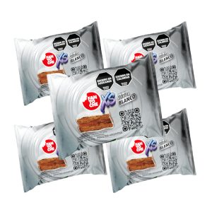 Caja alfajores fantoche "xs" blancos x20unidades
