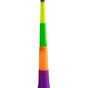 Vuvucela multicolor plegable x1