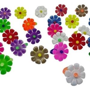 Anillos flores x18