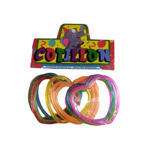 Pulsera plasticas brillos corazon x12