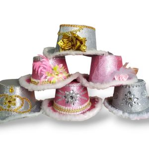 Sombrero bahiano con brillos y strass x1
