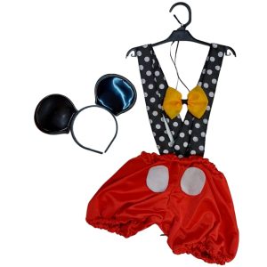 Disfraz infantil de Mickey Rojo x1
