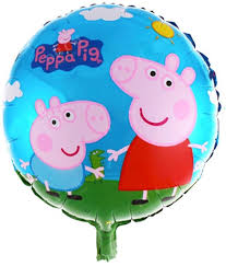 Globo personaje Peppa Pig 18" x1