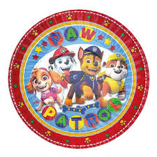 Plato de Paw Patrol x8