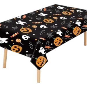Mantel Metalizado Halloween Negro x1