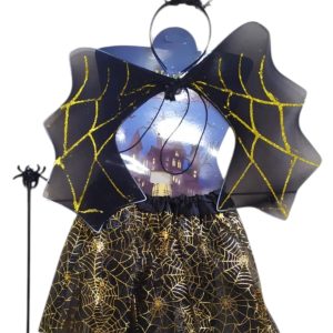 Set 4pcs araña dorada x1