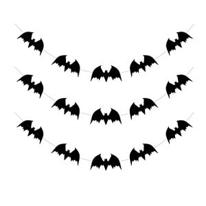 Guirnalda murcielagos negros x1