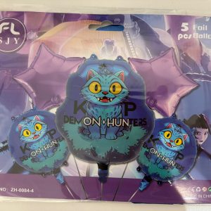 Set de globos kpop gato 5pcs x 1
