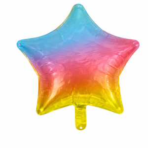 Globo estrella degrade 18" x1