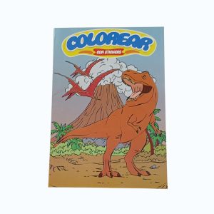 Libro Infantil para pintar de Dinosaurios x1