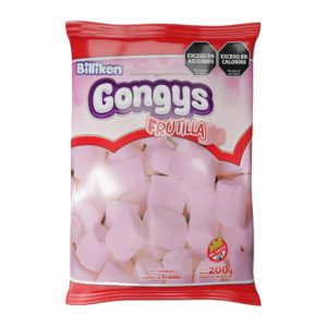 Malvaviscos gongys sabor frutilla x200gr