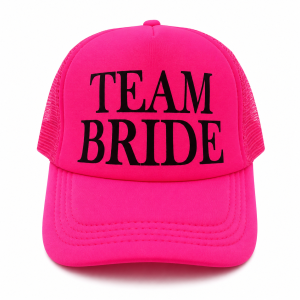 Gorra trucker fluo team bride x1