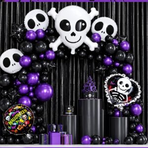 Kit Globos Calavera Halloween 40pcs x1
