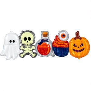 Globo Guirnalda Personajes Halloween 33X105CM X1