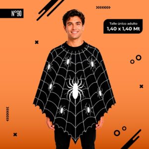 Disfraz tunica ARAÑA adulto 1 pieza x 1