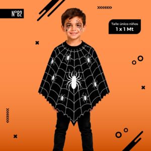 Disfraz infantil tunica Araña x 1